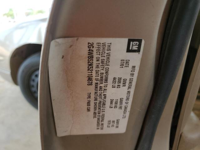 2G4WB52K521104678 - 2002 BUICK REGAL LS 棕色 照片 13