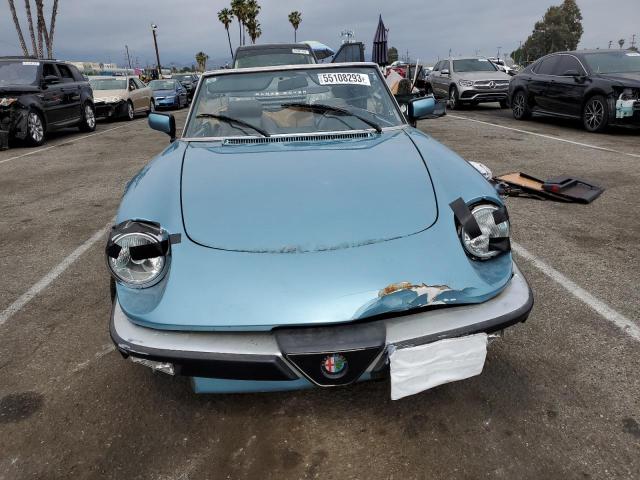 ZARBA5587K1066209 - 1989 ALFA ROMEO SPIDER VELOCE TEAL photo 5