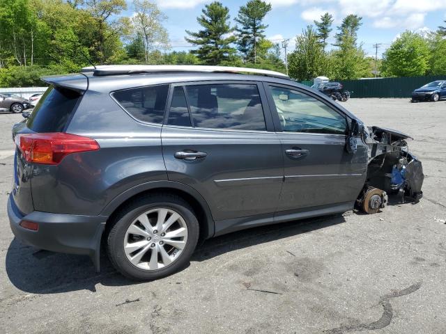 JTMDFREV9ED088409 - 2014 TOYOTA RAV4 LIMITED GRAY photo 3