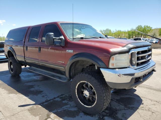 1FTSW31F8YEB81939 - 2000 FORD F350 SRW SUPER DUTY BURGUNDY photo 4