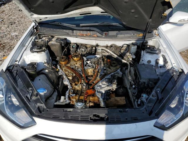 KMHHU6KJ9FU124829 - 2015 HYUNDAI GENESIS CO 3.8L WHITE photo 11