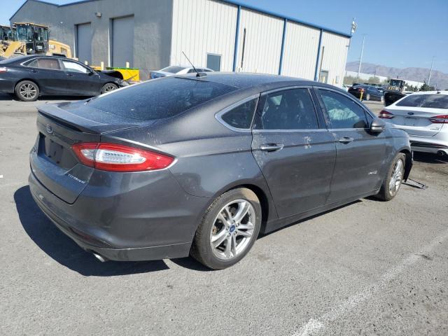 3FA6P0RU4GR194849 - 2016 FORD FUSION TITANIUM HEV GRAY photo 3