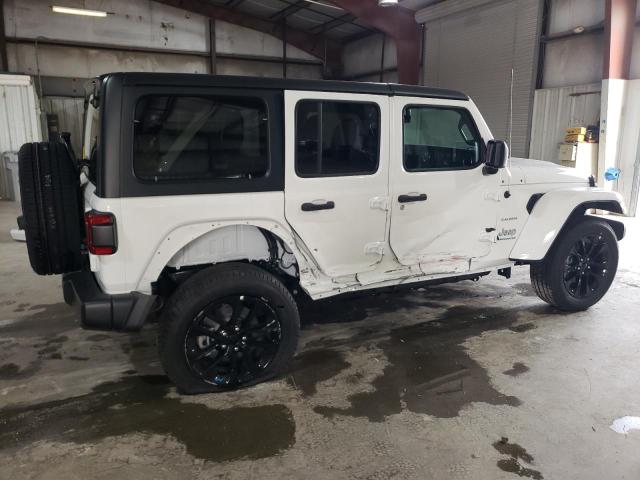 1C4JJXP63PW695859 - 2023 JEEP WRANGLER SAHARA 4XE WHITE photo 3