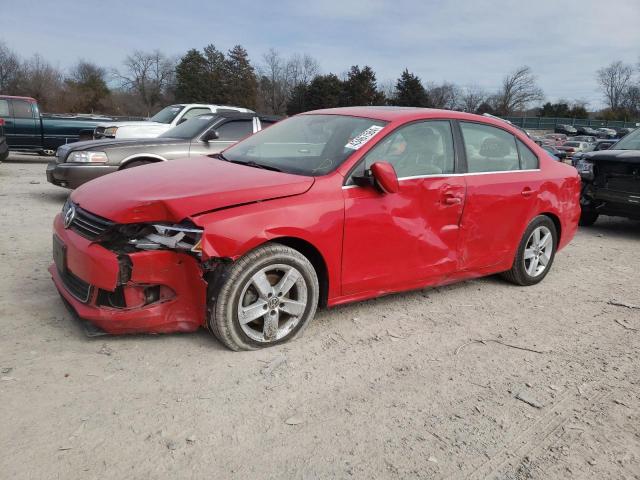 3VW3L7AJ1EM350470 - 2014 VOLKSWAGEN JETTA TDI RED photo 1