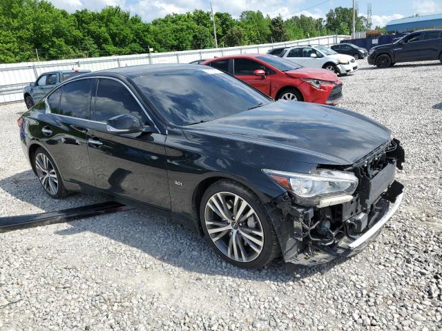 JN1EV7AR3JM432608 - 2018 INFINITI Q50 LUXE BLACK photo 4