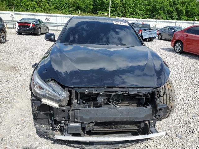 JN1EV7AR3JM432608 - 2018 INFINITI Q50 LUXE BLACK photo 5