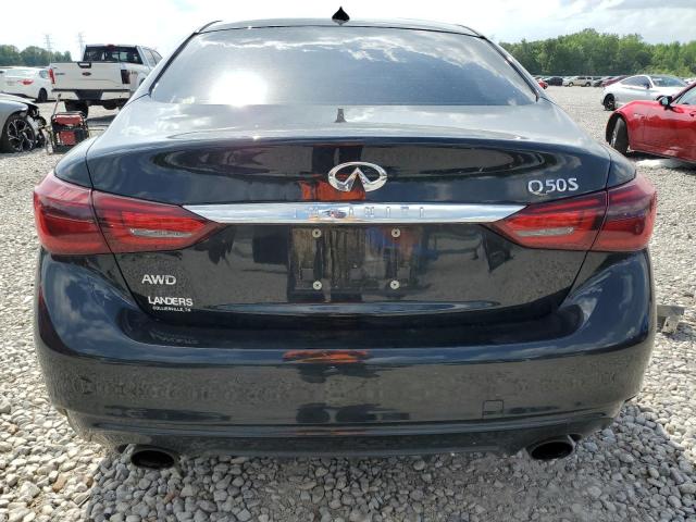 JN1EV7AR3JM432608 - 2018 INFINITI Q50 LUXE BLACK photo 6