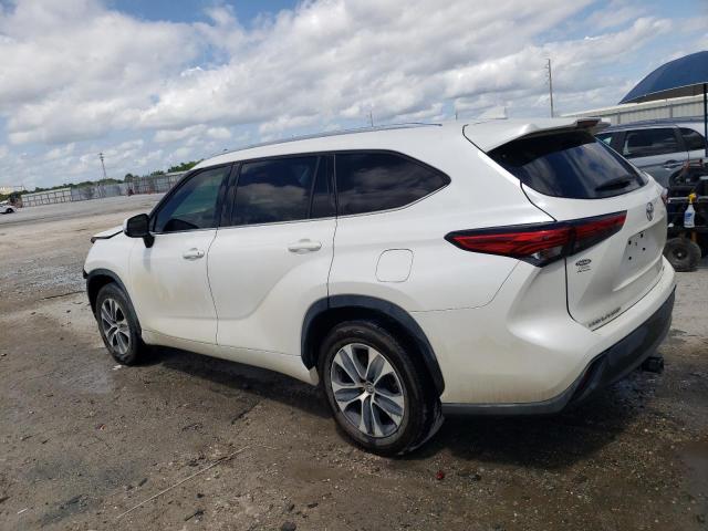 5TDGZRAH9MS058124 - 2021 TOYOTA HIGHLANDER XLE WHITE photo 2