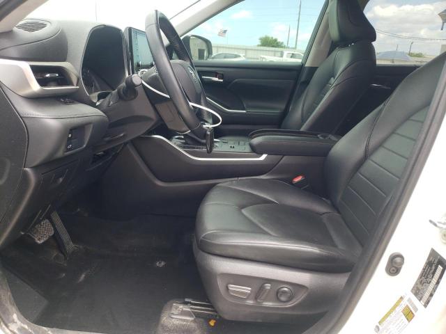 5TDGZRAH9MS058124 - 2021 TOYOTA HIGHLANDER XLE WHITE photo 7