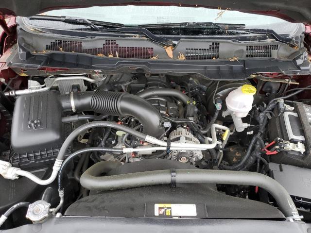 1C6RR7LT5MS589298 - 2021 RAM 1500 CLASS SLT 勃艮第红 照片 11