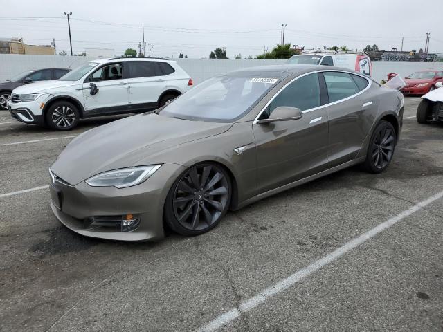 5YJSA1E22GF153058 - 2016 TESLA MODEL S Թուխ լուսանկար 1