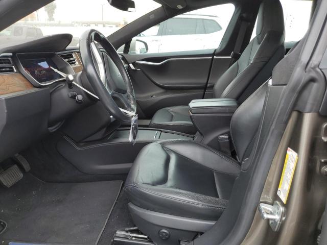 5YJSA1E22GF153058 - 2016 TESLA MODEL S Թուխ լուսանկար 7