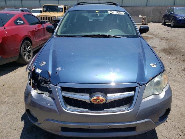 4S4BP61C397347693 - 2009 SUBARU OUTBACK 2.5I BLUE photo 5