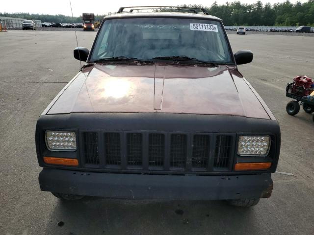 1J4FF58S1YL235099 - 2000 JEEP CHEROKEE CLASSIC BURGUNDY photo 5