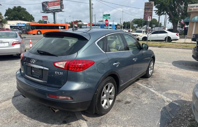 JNKAJ09F68M352737 - 2008 INFINITI EX35 BASE Կապույտ լուսանկար 4