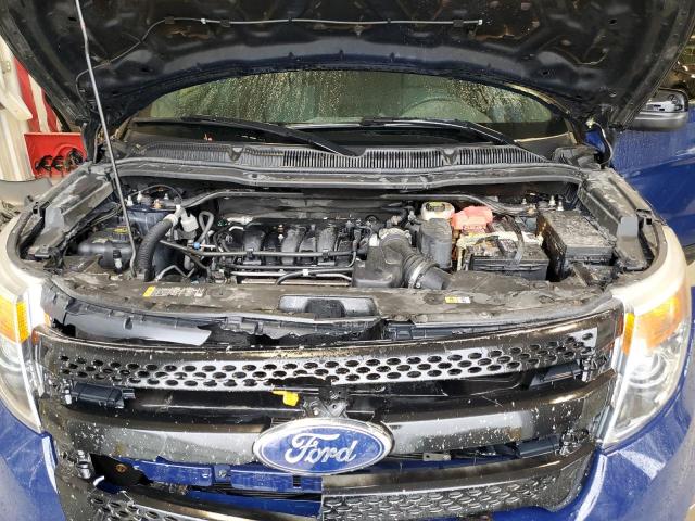 1FM5K8ARXEGC38380 - 2014 FORD EXPLORER POLICE INTERCEPTOR 蓝色 照片 12
