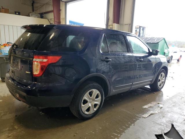 1FM5K8ARXEGC38380 - 2014 FORD EXPLORER POLICE INTERCEPTOR 蓝色 照片 3