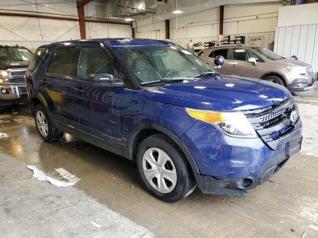 1FM5K8ARXEGC38380 - 2014 FORD EXPLORER POLICE INTERCEPTOR 蓝色 照片 4