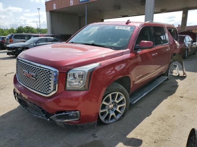 1GKS2JKJ0FR654620 - 2015 GMC YUKON XL DENALI RED photo 1