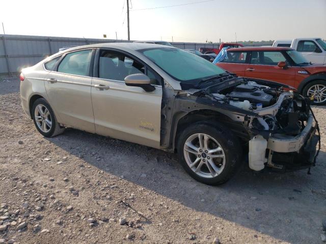 3FA6P0LU0JR124605 - 2018 FORD FUSION SE HYBRID GOLD photo 4