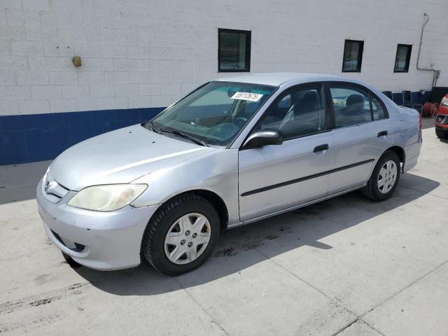 1HGES16314L001901 - 2004 HONDA CIVIC DX VP SILVER photo 1