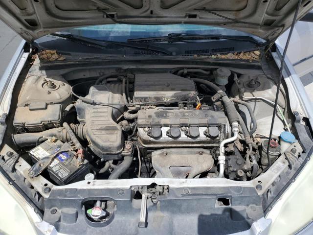 1HGES16314L001901 - 2004 HONDA CIVIC DX VP SILVER photo 11