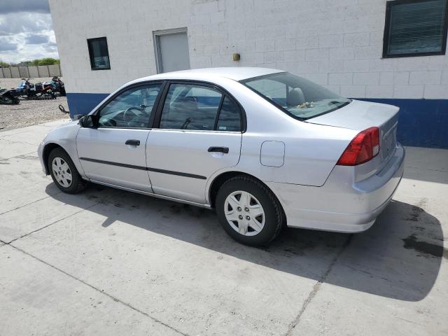 1HGES16314L001901 - 2004 HONDA CIVIC DX VP SILVER photo 2