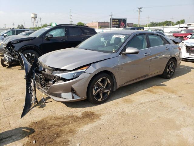 KMHLN4AJ3PU037541 - 2023 HYUNDAI ELANTRA LIMITED GRAY photo 1