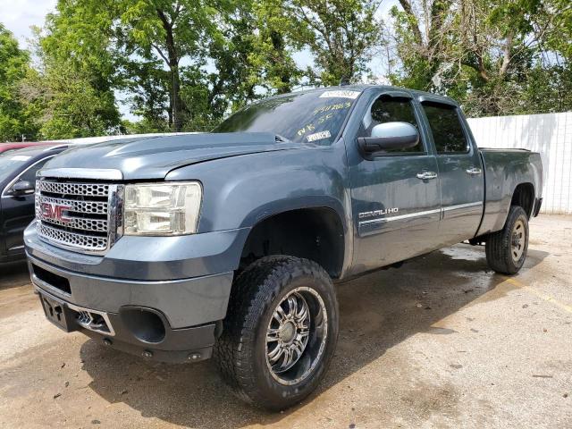 1GT125C82BF234296 - 2011 GMC SIERRA K2500 DENALI BLUE photo 1