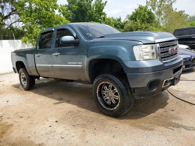 1GT125C82BF234296 - 2011 GMC SIERRA K2500 DENALI BLUE photo 4