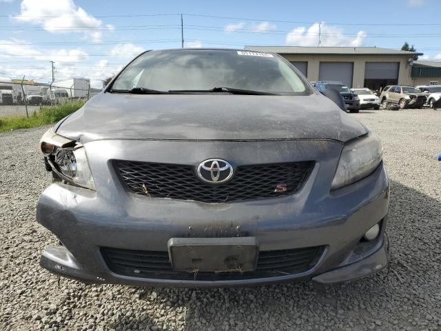 1NXBU40E29Z101218 - 2009 TOYOTA COROLLA BASE GRAY photo 5