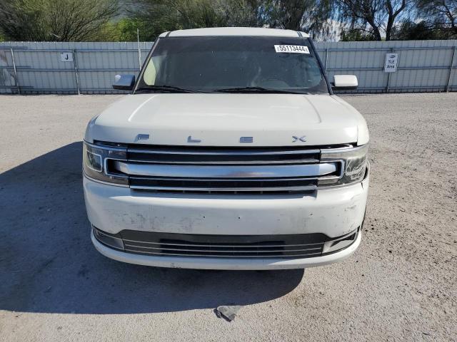 2FMGK5D83EBD05578 - 2014 FORD FLEX LIMITED WHITE photo 5