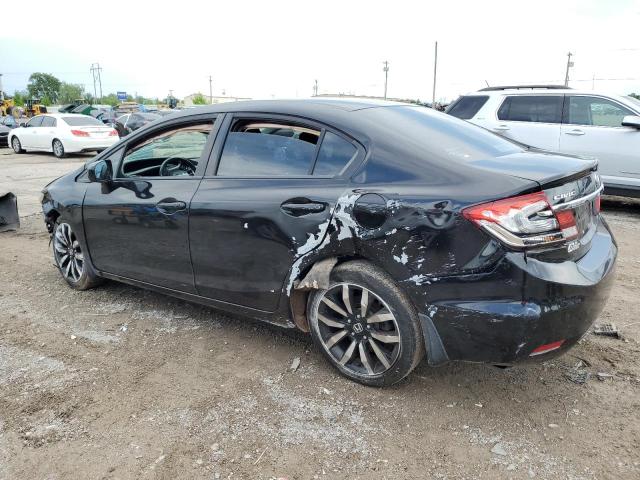 19XFB2F98EE007461 - 2014 HONDA CIVIC EXL BLACK photo 2