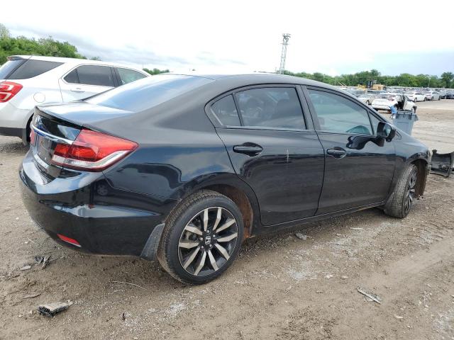 19XFB2F98EE007461 - 2014 HONDA CIVIC EXL BLACK photo 3