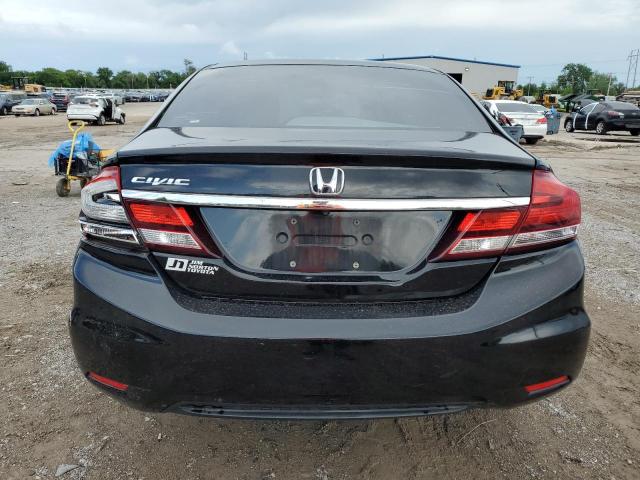 19XFB2F98EE007461 - 2014 HONDA CIVIC EXL BLACK photo 6