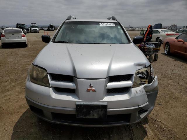 JA4LX31F85U038874 - 2005 MITSUBISHI OUTLANDER LS SILVER photo 5