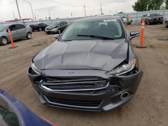 3FA6P0RU3ER319756 - 2014 FORD FUSION TITANIUM HEV GRAY photo 5