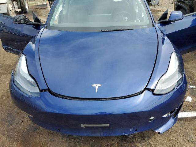 5YJ3E1EA3NF288045 - 2022 TESLA MODEL 3 BLUE photo 11