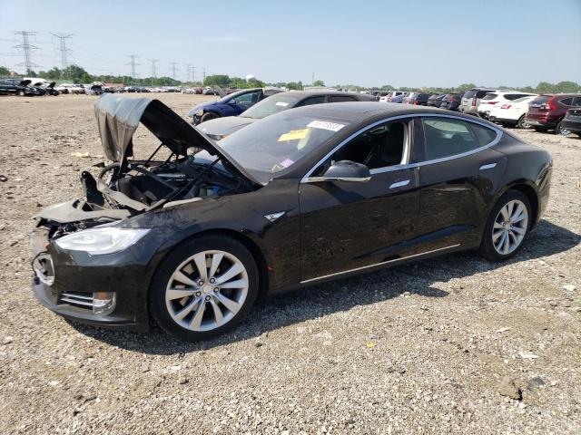 5YJSA1S15EFP30450 - 2014 TESLA MODEL S Սև լուսանկար 1