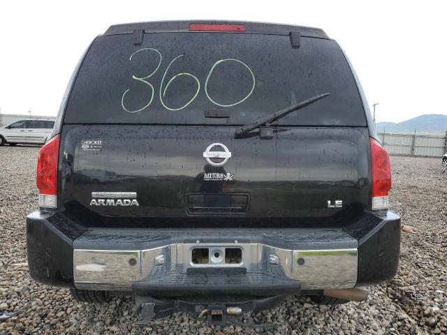 5N1AA08A14N731667 - 2004 NISSAN ARMADA SE BLACK photo 6