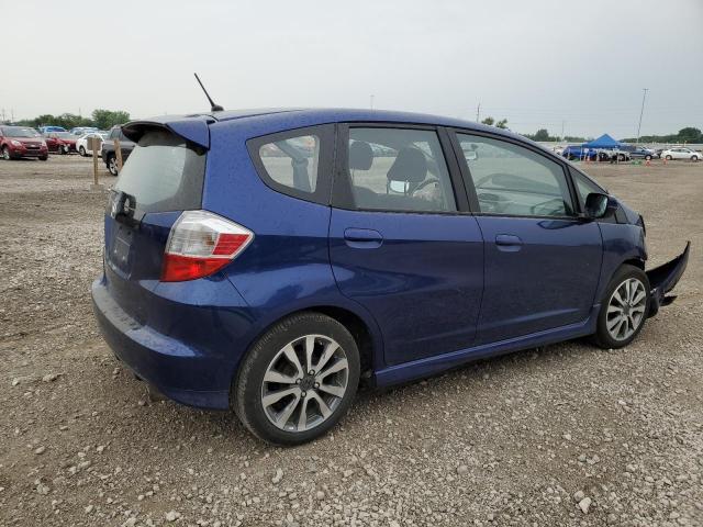 JHMGE8H5XDC025747 - 2013 HONDA FIT SPORT BLUE photo 3