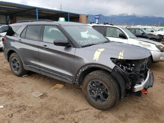 1FMSK8JH6NGA35142 - 2022 FORD EXPLORER TIMBERLINE GRAY photo 4