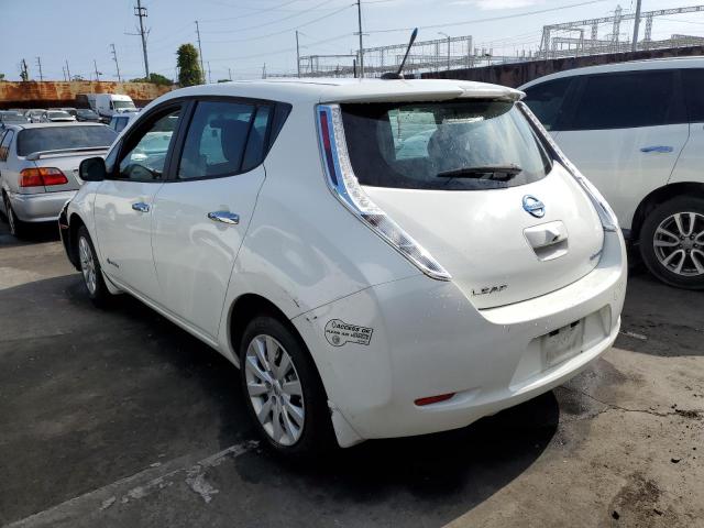 1N4AZ0CPXDC414514 - 2013 NISSAN LEAF S WHITE photo 2