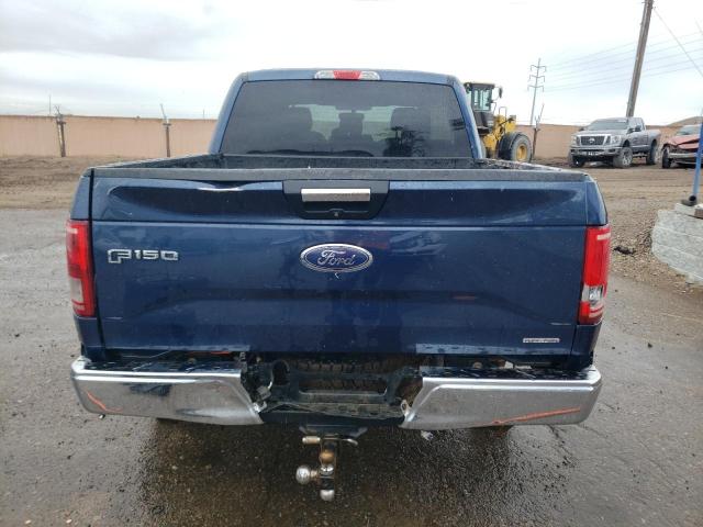 1FTEW1EF9GKD55870 - 2016 FORD F150 SUPERCREW BLUE photo 6