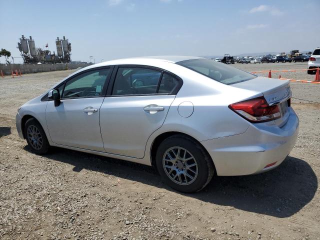 19XFB2F54DE245206 - 2013 HONDA CIVIC LX SILVER photo 2