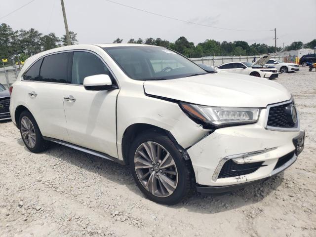 5J8YD3H54JL004000 - 2018 ACURA MDX TECHNOLOGY 白色 照片 4