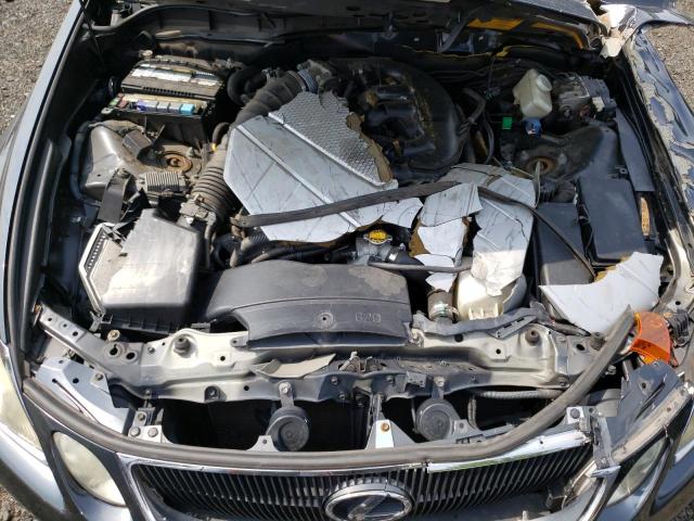 JTHCE96S970005069 - 2007 LEXUS GS 350 GRAY photo 11