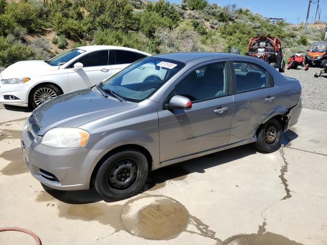 KL1TD5DE4AB117601 - 2010 CHEVROLET AVEO LS GRAY photo 1