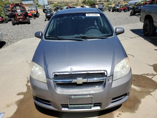 KL1TD5DE4AB117601 - 2010 CHEVROLET AVEO LS 灰色 照片 5