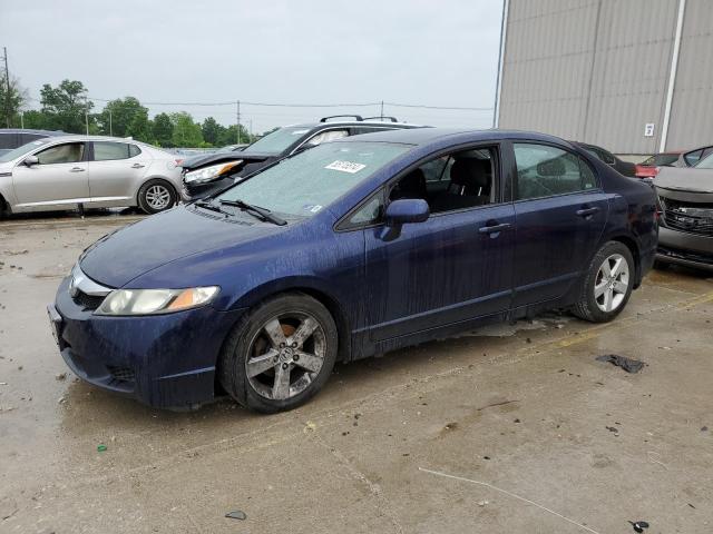 19XFA16689E019702 - 2009 HONDA CIVIC LX-S BLUE photo 1